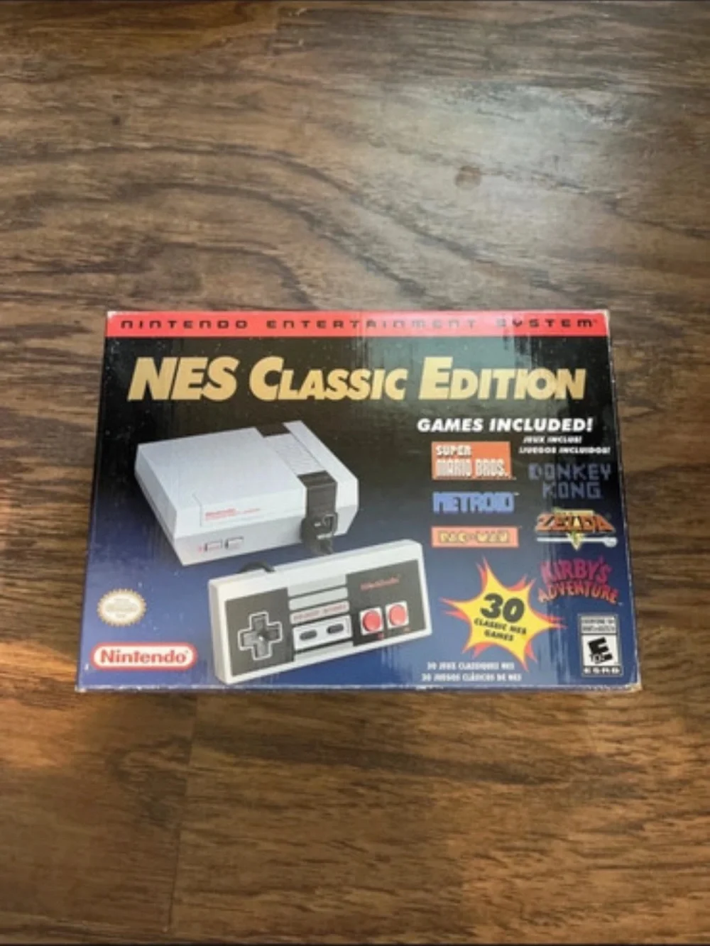 Nintendo NES Classic Edition Mini Console Box - White, Black, Red